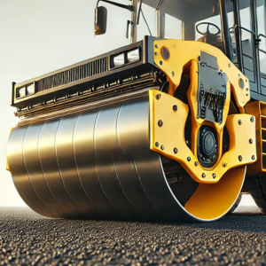 Servisní klapka silničního válce