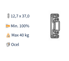 odpor proti vysunutí
vnitřní díl vyjímatelný
(3732)