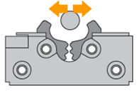 Dvojitá západka uzávěru